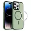 Чохол бампер для iPhone 13 Pro Max Anomaly Metal Buttons with Magsafe Green (Зелений)