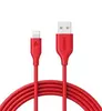 Кабель Anker Powerline+ Lightning - 1.8м V3 Red (Красный) A8122H91