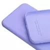 Чохол бампер для Samsung Galaxy M35 5G Anomaly Silicone (з мікрофіброю) Light Purple (Світло Пурпурний)