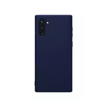 Чехол бампер для Samsung Galaxy Note 10 Nillkin Rubber Wrapped Blue (Синий)