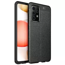 Чехол бампер для Xiaomi Redmi 9T Anomaly Leather Fit Black (Черный)