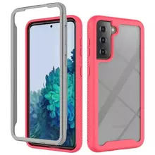 Чехол бампер для Samsung Galaxy S21 Anomaly Hybrid 360 Matte Pink&Gray (Матовый Розовый&Серый) Чехол бампер для Samsung Galaxy S21 Anomaly Hybrid 360 Matte Pink&Gray (Матовый Розовый&Серый)