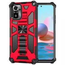 Чехол бампер для Xiaomi Redmi Note 10 Pro Anomaly Hybrid Armor Red (Красный) Чехол бампер для Xiaomi Redmi Note 10 Pro Anomaly Hybrid Armor Red (Красный)