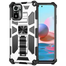 Чехол бампер для Xiaomi Redmi Note 10 Pro Anomaly Hybrid Armor Silver (Серебристый) Чехол бампер для Xiaomi Redmi Note 10 Pro Anomaly Hybrid Armor Silver (Серебристый)