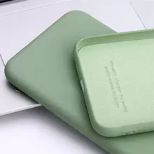 Чехол бампер для Xiaomi Redmi Note 10 Pro Anomaly Silicone Light Green (Светло Зеленый)