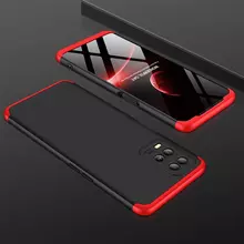 Чехол бампер для Oppo A54 GKK Dual Armor Black&Red (Черный&Красный)