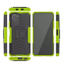 Чехол бампер для Xiaomi Poco F3 Nevellya Case Green (Зеленый)
