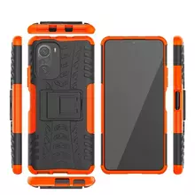 Чехол бампер для Xiaomi Poco F3 Nevellya Case Orange (Оранжевый)