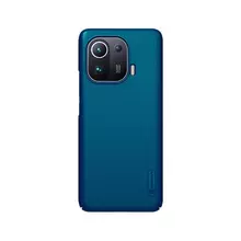 Чехол бампер для Xiaomi Mi 11 Pro Nillkin Super Frosted Shield Blue (Синий)