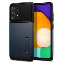 Чехол бампер для Samsung Galaxy A72 Spigen Slim Armor Metal Slate (Металлический)