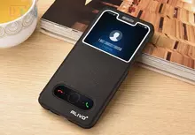 Чехол книжка для Huawei Y7 Pro 2019 Alivo Window Black (Черный) Чехол книжка для Huawei Y7 Pro 2019 Alivo Window Black (Черный)