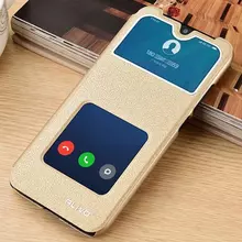 Чехол книжка для Huawei Y9 2019 Alivo Window Gold (Золотой) Чехол книжка для Huawei Y9 2019 Alivo Window Gold (Золотой)