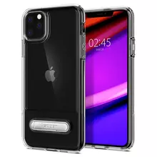Чехол бампер для IPhone 11 Pro Max Spigen Slim Armor Essential S Crystal Clear (Прозрачный)