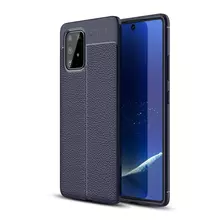 Чехол бампер для Samsung Galaxy S10 Lite Anomaly Leather Fit Blue (Синий)