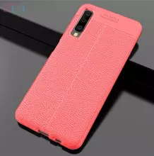 Чехол бампер для Samsung Galaxy A30 Anomaly Leather Fit Red (Красный) Чехол бампер для Samsung Galaxy A30 Anomaly Leather Fit Red (Красный)