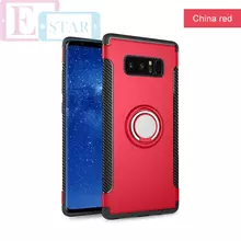Чехол бампер для Samsung Galaxy Note 8 N955 Anomaly Magnetic Ring Red (Красный)