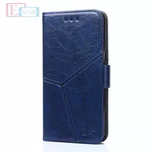 Чехол книжка для Meizu V8 Anomaly Retro Book Dark Blue (Темно Синий)