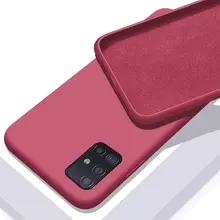 Чехол бампер для Samsung Galaxy M51 Anomaly Silicone Camellia (Камелия)