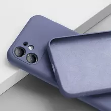 Чехол бампер для iPhone 12 / iPhone 12 Pro Anomaly Silicone Purple (Фиолетовый)