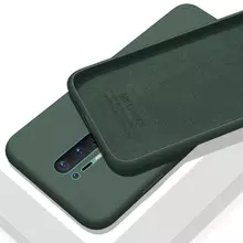 Чехол бампер для OnePlus 8 pro Anomaly Silicone Dark Green (Темно Зеленый)