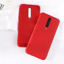 Чехол бампер для Xiaomi Redmi K30 Anomaly Silicone Red (Красный)