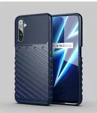 Чехол бампер для Realme 6 Anomaly Thunder Blue (Синий)