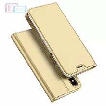 Чехол книжка для iPhone Xs Dux Ducis Skin Pro Gold (Золотой)