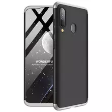 Чехол бампер для Samsung Galaxy M30 GKK Dual Armor Black&Silver (Черный&Серебристый) Чехол бампер для Samsung Galaxy M30 GKK Dual Armor Black&Silver (Черный&Серебристый)