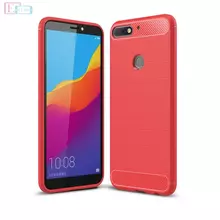 Чехол бампер для Huawei Y7 2018 iPaky Carbon Fiber Red (Красный) Чехол бампер для Huawei Y7 2018 iPaky Carbon Fiber Red (Красный)