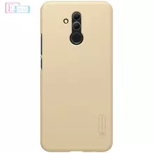 Чехол бампер для Huawei Mate 20 Lite Nillkin Super Frosted Shield Gold (Золотой)