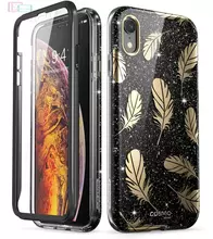 Чехол бампер для iPhone Xr i-Blason Cosmo Black (Черный) Чехол бампер для iPhone Xr i-Blason Cosmo Black (Черный)
