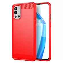 Чехол бампер для OnePlus 9R iPaky Carbon Fiber Red (Красный) Чехол бампер для OnePlus 9R iPaky Carbon Fiber Red (Красный)