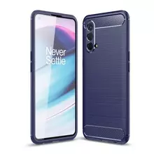 Чехол бампер для OnePlus Nord CE iPaky Carbon Fiber Blue (Синий) Чехол бампер для OnePlus Nord CE iPaky Carbon Fiber Blue (Синий)