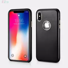 Чехол бампер для iPhone Xs Max i-carer Vintage Bumper Black (Черный)