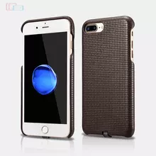 Чехол книжка для iPhone 8 Plus i-carer Woven Pattern Book Coffee (Кофейный) Чехол книжка для iPhone 8 Plus i-carer Woven Pattern Book Coffee (Кофейный)