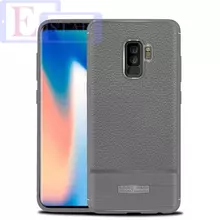 Чехол бампер для Samsung Galaxy S9 Plus idools Leather Fit Gray (Серый) Чехол бампер для Samsung Galaxy S9 Plus idools Leather Fit Gray (Серый)