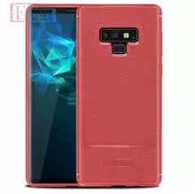 Чехол бампер для Samsung Galaxy Note 9 idools Leather Fit Red (Красный) Чехол бампер для Samsung Galaxy Note 9 idools Leather Fit Red (Красный)
