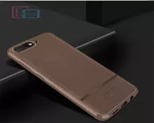 Чехол бампер для Huawei Honor 7A idools Leather Fit Brown (Коричневый) Чехол бампер для Huawei Honor 7A idools Leather Fit Brown (Коричневый)