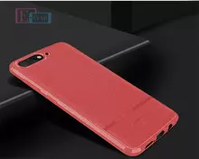 Чехол бампер для Huawei Y6 2018 idools Leather Fit Red (Красный)