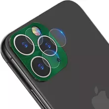 Защитное стекло на камеру для IPhone 11 Pro Max IMAK Metal Lens Cap Green (Зеленый) Защитное стекло на камеру для IPhone 11 Pro Max IMAK Metal Lens Cap Green (Зеленый)