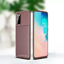 Чехол бампер для Samsung Galaxy S20 Ipaky Lasy Brown (Коричневый)