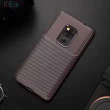 Чехол бампер для Huawei Mate 20X Ipaky Lasy Brown (Коричневый)