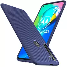 Чехол бампер для Motorola Moto G8 Power Lenuo Leshen Blue (Синий) Чехол бампер для Motorola Moto G8 Power Lenuo Leshen Blue (Синий)