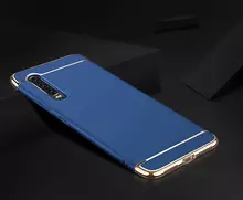 Чехол бампер для Xiaomi Mi9 Lite Mofi Electroplating Blue (Синий) Чехол бампер для Xiaomi Mi9 Lite Mofi Electroplating Blue (Синий)