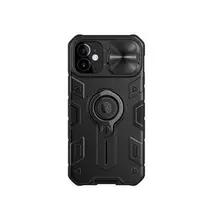 Чехол бампер для iPhone 12 / iPhone 12 Pro Nillkin CamShield Armor Black (Черный) Чехол бампер для iPhone 12 / iPhone 12 Pro Nillkin CamShield Armor Black (Черный)