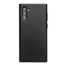 Чехол бампер для Samsung Galaxy Note 10 Qialino Calf Skin Black (Черный) Чехол бампер для Samsung Galaxy Note 10 Qialino Calf Skin Black (Черный)