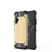 Чехол бампер для Huawei Honor 20 Pro Rugged Hybrid Tough Armor Gold (Золотой) Чехол бампер для Huawei Honor 20 Pro Rugged Hybrid Tough Armor Gold (Золотой)