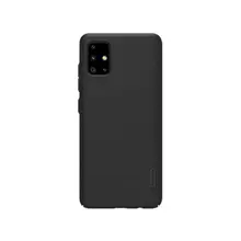 Чехол бампер для Samsung Galaxy A51 Nillkin Super Frosted Shield Black (Черный)