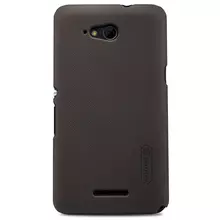 Чехол бампер для Sony XperiA E4G Nillkin Super Frosted Shield Brown (Коричневый)