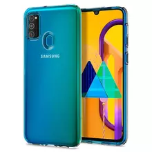 Чехол бампер для Samsung Galaxy M21 Spigen Liquid Crystal Crystal Clear (Прозрачный) Чехол бампер для Samsung Galaxy M21 Spigen Liquid Crystal Crystal Clear (Прозрачный)